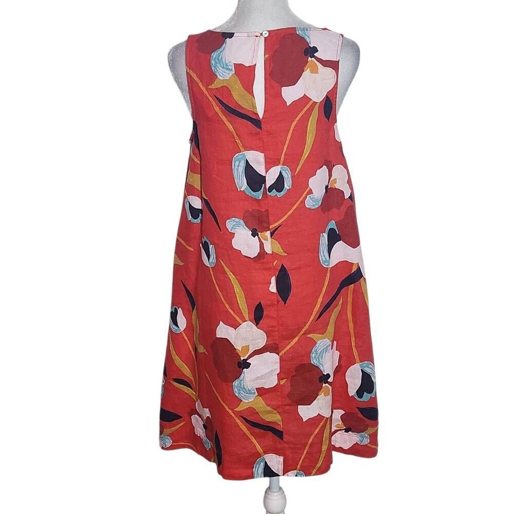 Sigrid Olsen Colorful Floral Linen Dress NWT XS Colorful Linen Dress - Picture 2 of 11